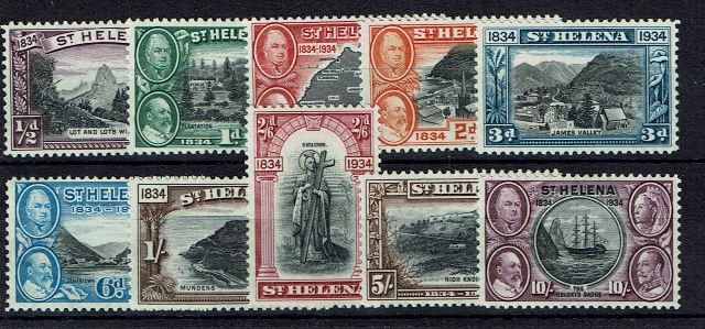Image of St Helena SG 114/23 LMM British Commonwealth Stamp